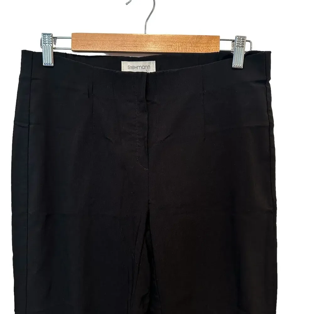 Stehmann Minimalist  Ina 740 in Black The Perfect Pull On Trouser Pants 29″ Leg - Picture 8 of 15